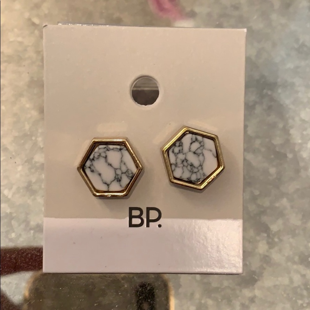 Marble Hexagon Earrings - Nordstrom BP